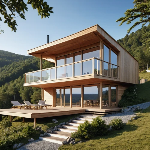 timber house,eco-construction,dunes house,house by the water,cubic house,wooden house,summer house,chalet,house in the mountains,modern house,house in mountains,frame house,modern architecture,inverted cottage,archidaily,holiday home,holiday villa,smart house,wooden decking,smart home,Photography,General,Realistic