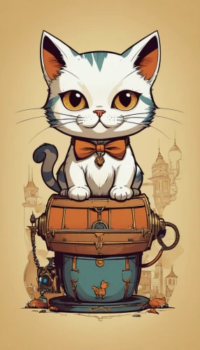 tea party cat,game illustration,lucky cat,oktoberfest cats,cat-ketch,treasure chest,cat vector,cat warrior,cat sparrow,white cat,chinese pastoral cat,vintage cat,merchant,calico cat,cartoon cat,figaro,napoleon cat,capricorn kitz,tinsmith,domestic cat,Illustration,Children,Children 04