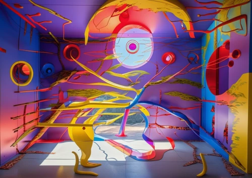 panoramical,children's interior,children's room,graffiti,light paint,pinocchio,light drawing,drawing with light,kids room,color wall,graffiti art,children's bedroom,light graffiti,grafitti,light painting,neon body painting,abstract cartoon art,playing room,pac-man,mural,Photography,General,Realistic