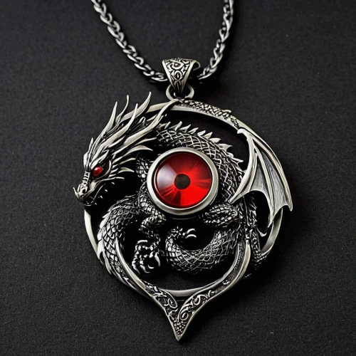 red heart medallion,dragon design,black dragon,fire red eyes,wyrm,chinese dragon,red heart medallion in hand,dragon of earth,necklace with winged heart,pendant,dragon,red heart medallion on railway,amulet,dragon li,draconic,locket,red lantern,dragon fire,taijitu,zodiac sign leo,Illustration,American Style,American Style 08