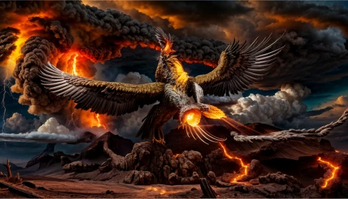 fire breathing dragon,dragon fire,fantasy art,fire background,scorched earth,the conflagration,fantasy picture,firebird,firebirds,lake of fire,eruption,conflagration,fire birds,volcanic landscape,dragon of earth,volcanic field,pillar of fire,the eruption,nature's wrath,heaven and hell