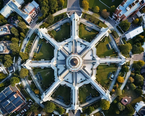 aerial view umbrella,the center of symmetry,bird's eye view,drone image,drone view,drone shot,bird's-eye view,drone photo,mavic 2,from above,view from above,aerial landscape,aerial shot,olympiapark,overhead shot,traffic circle,aerial,top view,aerial photography,mannheim,Photography,General,Realistic