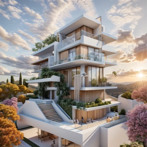 modern house,modern architecture,sky apartment,landscape design sydney,landscape designers sydney,garden design sydney,cubic house,dunes house,contemporary,luxury real estate,habitat 67,luxury property,3d rendering,block balcony,residential tower,two story house,beautiful home,luxury home,tropical house,jewelry（architecture）
