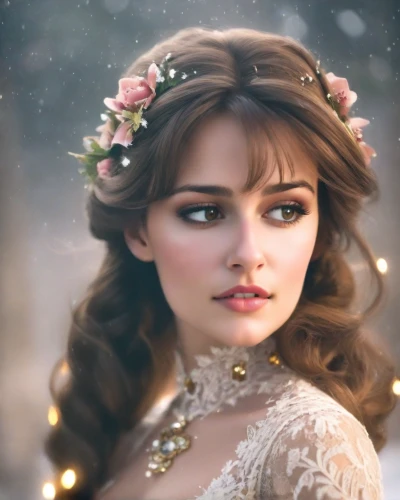 white rose snow queen,the snow queen,miss circassian,princess anna,celtic woman,fairy queen,fairy tale character,romantic look,romantic portrait,fantasy portrait,faery,snow white,suit of the snow maiden,mystical portrait of a girl,princess sofia,bridal jewelry,enchanting,diadem,celtic queen,bridal clothing
