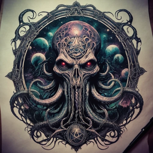 skull drawing,octopus,skulls,silver octopus,skull bones,ballpoint pen,skull illustration,octopus tentacles,skull mask,skull sculpture,ball point,skull allover,human skull,coloring outline,deep sea nautilus,cephalopod,handdrawn,hamsa,kraken,skull with crown,Illustration,Realistic Fantasy,Realistic Fantasy 47