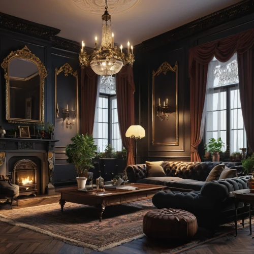 ornate room,sitting room,luxury home interior,livingroom,interiors,living room,victorian,fireplaces,victorian style,interior design,apartment lounge,great room,danish room,billiard room,interior decor,brownstone,interior decoration,the living room of a photographer,antique furniture,home interior,Photography,General,Realistic