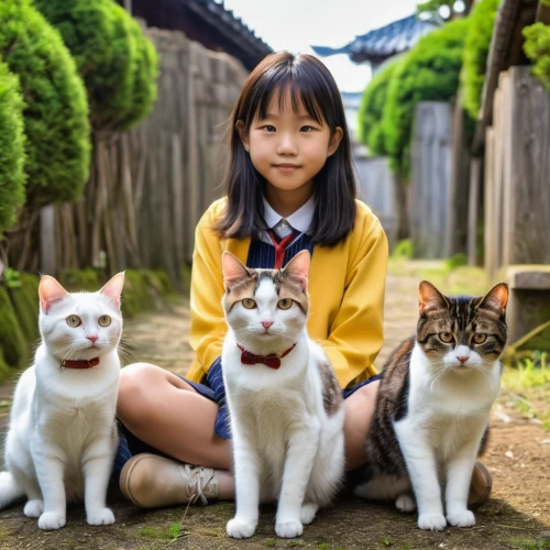 japanese bobtail,cat family,cat lovers,cute cat,japanese kawaii,cat supply,kawaii animals,two cats,small to medium-sized cats,akita inu,cats,baby cats,cat kawaii,calico cat,pet adoption,cat's cafe,cat child,breed cat,cat,cat image,Photography,General,Realistic