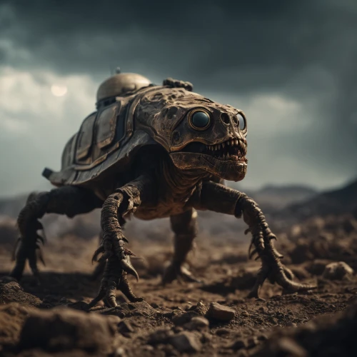 desert tortoise,land turtle,tortoise,galápagos tortoise,carapace,terrapin,district 9,scarab,giant tortoise,armored animal,ankylosaurus,digital compositing,turtle,scaled reptile,tortoises,exoskeleton,dung beetle,weevil,cinema 4d,terrestrial animal,Photography,General,Cinematic