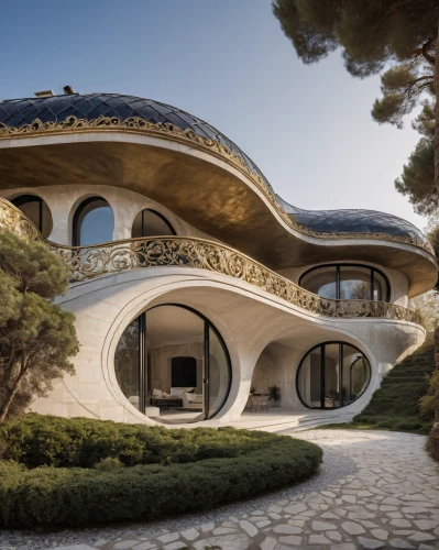roof domes,futuristic architecture,asian architecture,chinese architecture,dunes house,luxury property,jewelry（architecture）,luxury real estate,modern architecture,iranian architecture,cubic house,luxury home,marble palace,casa fuster hotel,futuristic art museum,architectural style,japanese architecture,underground garage,architecture,house of the sea
