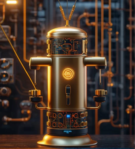 cinema 4d,bb8-droid,coffee percolator,coffee machine,droid,coffeemaker,coffee maker,tube radio,coffee pot,c-3po,vacuum coffee maker,percolator,carburetor,r2-d2,coffee grinder,bb-8,espresso machine,electric kettle,pressure device,mechanical,Photography,General,Sci-Fi