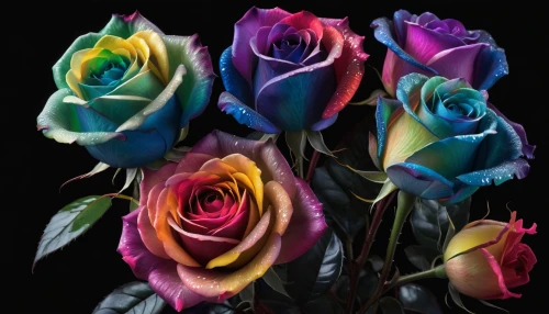 colorful roses,rainbow rose,flowers png,noble roses,esperance roses,spray roses,fabric roses,roses,sugar roses,rose roses,rose png,rose arrangement,bouquet of roses,blooming roses,roses-fruit,watercolor roses,bicolored rose,colorful flowers,artificial flowers,bicolor rose,Photography,Artistic Photography,Artistic Photography 02