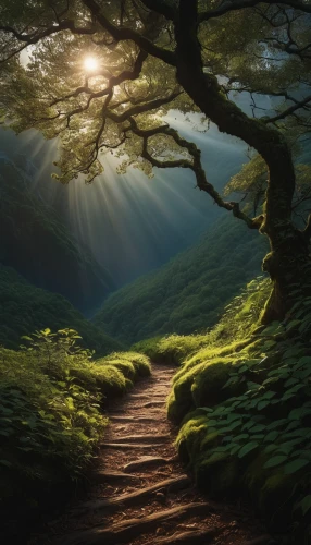 the mystical path,forest path,fairy forest,fairytale forest,the path,hiking path,appalachian trail,pathway,forest glade,tree lined path,wooden path,enchanted forest,path,green forest,forest of dreams,the way of nature,hollow way,elven forest,tree top path,forest floor,Photography,General,Natural