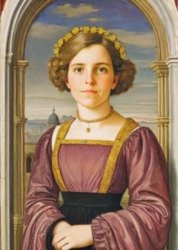 portrait of a woman,riopa fernandi,portrait of a girl,la violetta,portrait of christi,cepora judith,raffaello da montelupo,woman holding pie,andrea del verrocchio,lacerta,female portrait,iulia hasdeu castle,young woman,anellini,official portrait,apulia,watzmannfrau,barberini,isabel,isabella grapes