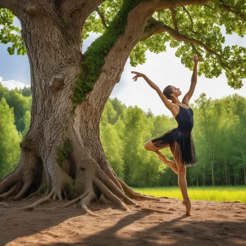 ballerina in the woods,half lotus tree pose,girl with tree,the girl next to the tree,bodhi tree,upward tree position,plane-tree family,equal-arm balance,tree swing,hoop (rhythmic gymnastics),dance with canvases,flourishing tree,pirouette,tree of life,ballerina girl,love dance,linden tree,argan tree,yoga silhouette,little girl ballet,Photography,General,Realistic