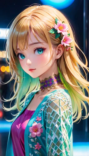 elsa,rapunzel,hatsune miku,kotobukiya,colorful floral,hanbok,artist doll,honolulu,luminous,mukimono,kimono,maya,colorful background,hong,fiori,sanya,citrus,harajuku,fashion doll,anime japanese clothing,Anime,Anime,General