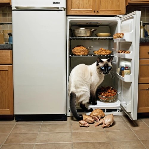 kitchen appliance accessory,kitchen appliance,domestic animal,food warmer,domestic cat,dishwasher,kitchen cabinet,home appliances,fridge,burglar,pet food,major appliance,siamese cat,microwave oven,cat image,appliances,domestic pig,household appliance accessory,home appliance,refrigerator,Illustration,American Style,American Style 04