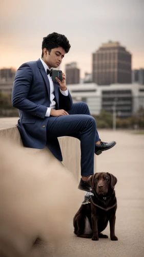 businessman,formal guy,boy and dog,business man,dog photography,business icons,ceo,human and animal,dog-photography,black businessman,men's suit,gentleman icons,a black man on a suit,gentlemanly,social,financial advisor,labrador retriever,gentleman,pre-wedding photo shoot,real estate agent