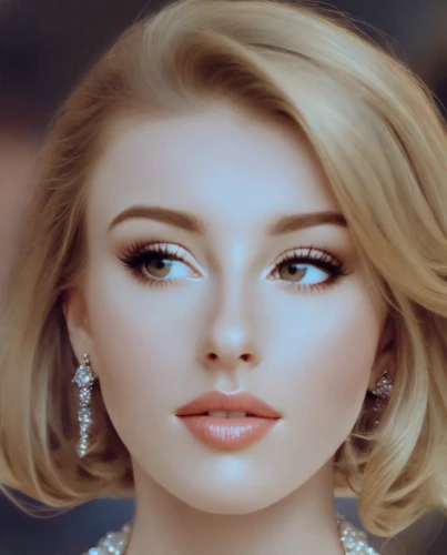 realdoll,doll's facial features,vintage makeup,romantic look,barbie doll,eurasian,marilyn monroe,women's eyes,elsa,blonde woman,porcelain doll,eyes makeup,barbie,natural cosmetic,women's cosmetics,beautiful woman,beautiful model,beautiful face,model beauty,earrings