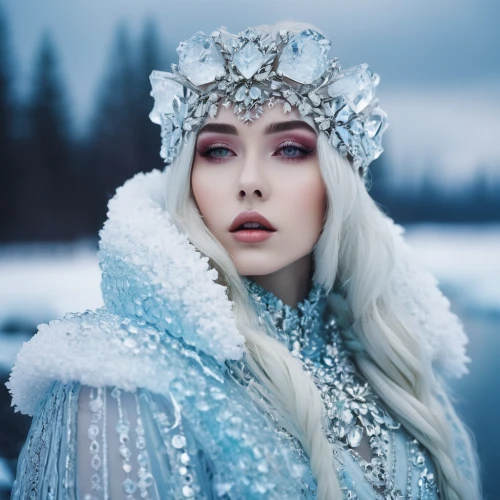 the snow queen,white rose snow queen,suit of the snow maiden,ice queen,ice princess,winterblueher,white fur hat,eternal snow,winter dream,elsa,winter magic,elven,fairy queen,frozen,father frost,arctic,blue snowflake,winter rose,violet head elf,white winter dress,Photography,Artistic Photography,Artistic Photography 12