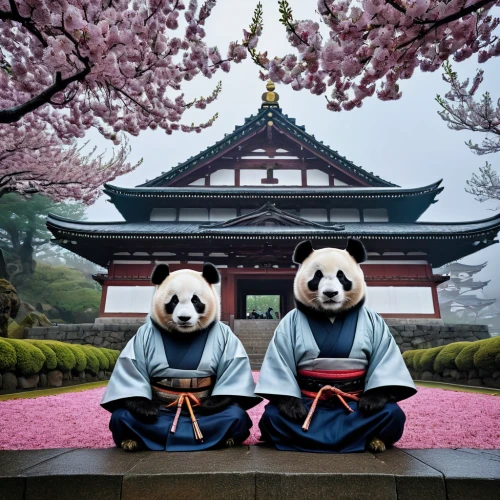 pandas,cherry blossom festival,the cherry blossoms,kimonos,japanese cherry trees,sakura trees,spring in japan,sakura blossoms,kawaii panda,cold cherry blossoms,sakura flowers,japanese cherry blossoms,cherry blossoms,cherry blossom in the rain,japan garden,japanese sakura background,kyoto,japanese culture,spring blossoms,asian architecture,Photography,General,Fantasy