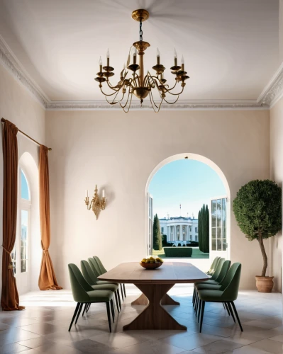 breakfast room,dining room,stucco ceiling,interior decor,dining room table,home interior,sitting room,dining table,interior decoration,neoclassical,luxury home interior,great room,search interior solutions,kitchen & dining room table,vaulted ceiling,livingroom,living room,table lamps,neoclassic,casa fuster hotel,Photography,General,Realistic