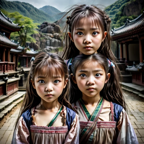 korean folk village,little girls,nomadic children,korean culture,korean history,children girls,south korea,little girls walking,hanok,gangwon do,korean village snow,beautiful girls with katana,photographing children,orphans,yunnan,korean,korea,the girl's face,photos of children,girl child