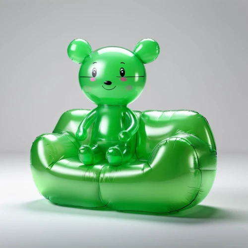 gummy bear,3d teddy,inflatable,green bubbles,green animals,bean bag chair,baby float,rubber dinosaur,water sofa,bulbasaur,3d model,slime,glass yard ornament,bath toy,cudle toy,frog figure,gummy bears,3d render,3d figure,bean bag,Unique,3D,3D Character