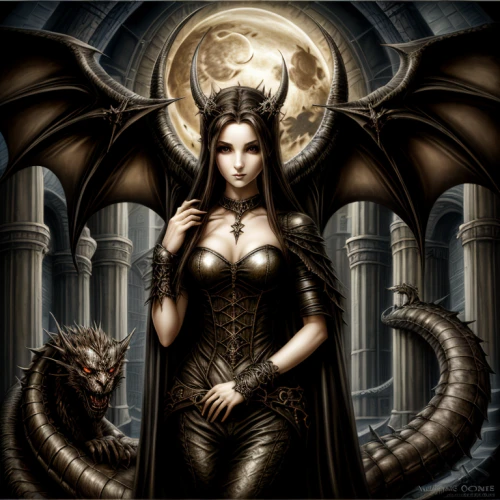 gothic woman,sorceress,fantasy art,black dragon,dark angel,gothic portrait,heroic fantasy,draconic,gothic fashion,fantasy picture,dark elf,gothic style,gothic,fantasy woman,daemon,priestess,black angel,dark gothic mood,queen of the night,gorgon