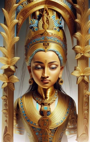 ancient egyptian girl,pharaoh,pharaonic,cleopatra,horus,tutankhamun,ancient egyptian,tutankhamen,king tut,egyptian,ancient egypt,golden mask,somtum,priestess,ankh,gold mask,ramses ii,pharaohs,golden crown,golden buddha