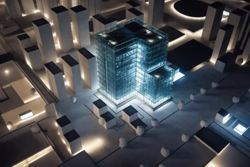 fractal lights,isometric,cubes,city blocks,cubic,fractal environment,cubic house,glass blocks,ambient lights,skyscraper,urban towers,apartment block,highrise,3d render,cube surface,light fractal,3d rendering,elphi,high rises,the tile plug-in,Photography,General,Realistic