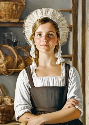 girl with bread-and-butter,girl in the kitchen,woman holding pie,milkmaid,girl in a historic way,girl with cereal bowl,breadbasket,bakery,baking bread,bread basket,chef,basket maker,woman of straw,gingerbread maker,painting technique,bread wheat,laundress,farmers bread,pane,cheesemaking