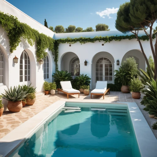 provencal life,pool house,holiday villa,spanish tile,luxury property,the balearics,beautiful home,puglia,summer house,moroccan pattern,roof terrace,tropical house,roof landscape,balearic islands,outdoor furniture,ostuni,private house,mediterranean,cabana,patio furniture,Photography,General,Realistic