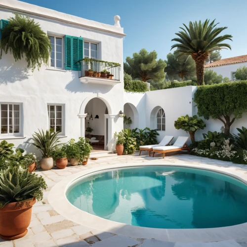 provencal life,holiday villa,spanish tile,the balearics,balearic islands,pool house,puglia,mediterranean,luxury property,ostuni,beautiful home,private house,tropical house,casa fuster hotel,balearica,courtyard,andalusia,boutique hotel,folegandros,holiday home,Photography,General,Realistic