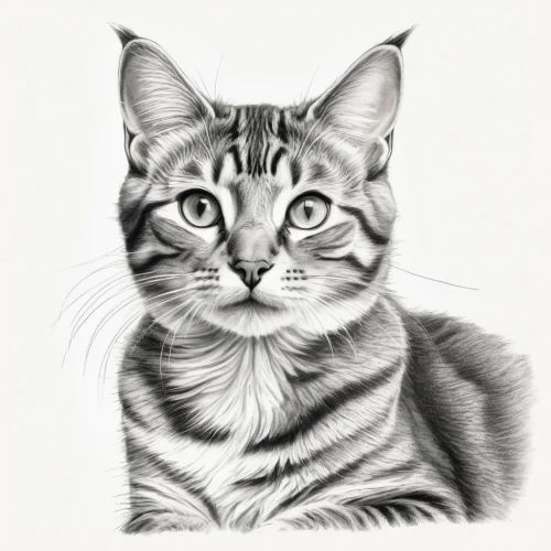 drawing cat,cat portrait,american shorthair,silver tabby,pet portrait,cat line art,cat drawings,tabby cat,cat vector,animal portrait,egyptian mau,european shorthair,domestic short-haired cat,toyger,american wirehair,bengal cat,cartoon cat,cat-ketch,bengal,american bobtail,Illustration,Black and White,Black and White 35