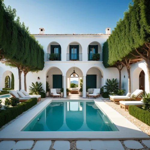 moroccan pattern,morocco,spanish tile,luxury property,pool house,holiday villa,provencal life,mediterranean,beautiful home,courtyard,luxury home,mansion,puglia,hacienda,private house,moorish,luxury real estate,roof landscape,riad,marrakesh,Photography,General,Realistic