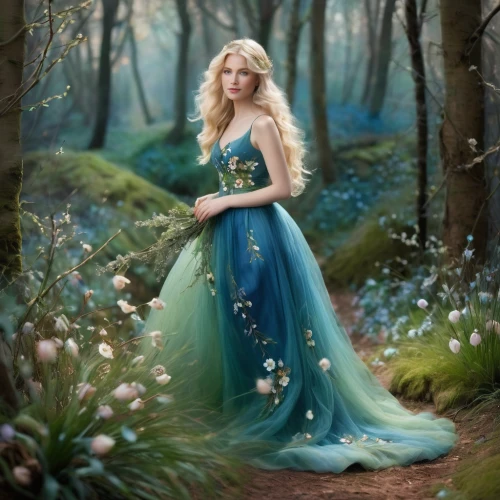 fantasy picture,fairy tale character,faerie,faery,fairy queen,celtic woman,fantasy portrait,fantasy art,rosa 'the fairy,fairy tale,a fairy tale,fairytale,enchanting,cinderella,fairy forest,fairytale characters,blue enchantress,fairy,the enchantress,fantasy woman,Illustration,Realistic Fantasy,Realistic Fantasy 16