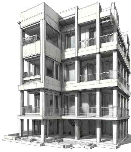 kirrarchitecture,multi-story structure,multi-storey,apartment building,apartments,an apartment,3d rendering,block balcony,orthographic,appartment building,block of flats,house drawing,cubic house,apartment block,condominium,wooden facade,multistoreyed,architect plan,residential building,archidaily