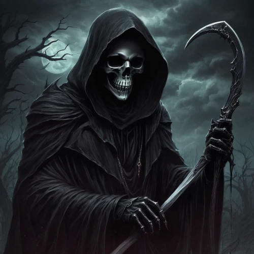 grim reaper,grimm reaper,reaper,dance of death,death god,scythe,skeleton key,hooded man,angel of death,undead warlock,scull,skeleltt,dark art,death head,grim,death's-head,danse macabre,halloween background,death's head,blackmetal,Conceptual Art,Fantasy,Fantasy 34