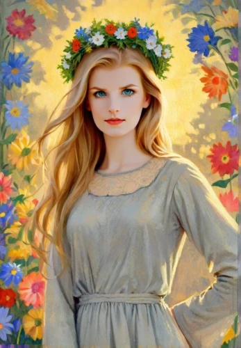 girl in flowers,girl in a wreath,flower crown of christ,jessamine,beautiful girl with flowers,flower fairy,flower girl,wreath of flowers,mystical portrait of a girl,blooming wreath,floral wreath,girl in the garden,flower wreath,splendor of flowers,celtic woman,flowers png,virgo,the angel with the veronica veil,boho art,marguerite