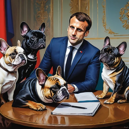 french president,the french bulldog,french bulldogs,frenchie,color dogs,kennel club,french digital background,grand duke,vive la france,official portrait,top dog,pour féliciter,grand duke of europe,vanity fair,portraits,hound dogs,dog cafe,house of cards,partiture,dog school,Conceptual Art,Fantasy,Fantasy 15