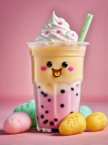 bubble tea,boba milk tea,boba,pearl milk tea,tapioca,kawaii foods,milk tea,kawaii ice cream,kawaii food,currant shake,red bean ice,falooda,kawaii panda emoji,cute coffee,halo-halo,frappé coffee,ice cream sodas,taro,milk shake,colorful drinks,Photography,General,Realistic