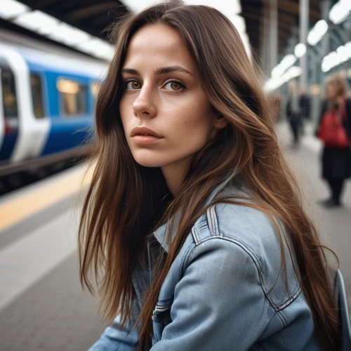 the girl at the station,london underground,train,train way,girl in a long,passenger,early train,depressed woman,woman portrait,long-distance train,red poppy on railway,woman sitting,young woman,train platform,train ride,management of hair loss,train of thought,travel woman,female model,subway station,Photography,Artistic Photography,Artistic Photography 03