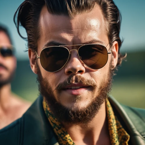 harry styles,harry,facial hair,harold,aviator sunglass,beatenberg,styles,sunglasses,ray-ban,aviator,sunglass,sun glasses,beard,green jacket,stubble,man portraits,model-a,crop,blogger icon,spotify icon,Photography,General,Cinematic