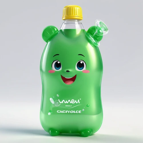 shampoo bottle,baby shampoo,wash bottle,wasabi,vegetable oil,two-liter bottle,bottle surface,green bubbles,gas bottle,leninade,rafaello,sanitizer,chlorophyll,lemonsoda,mascot,bottle of oil,bottle nose,isolated bottle,vegetable juice,aaa,Unique,3D,3D Character