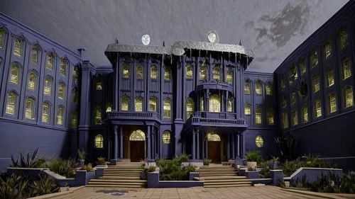 mortuary temple,model house,build by mirza golam pir,grand master's palace,marble palace,white temple,city palace,hall of the fallen,mansion,fairy tale castle,university al-azhar,inside courtyard,art deco,dragon palace hotel,presidential palace,palace,temples,the palace,magic castle,egyptian temple