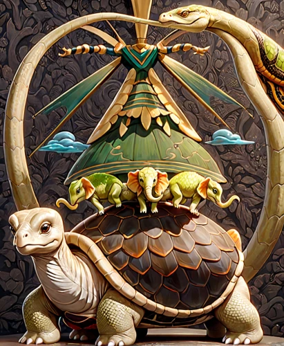 skylander giants,stacked turtles,dragon boat,terrapin,whimsical animals,heraldic animal,turtle pattern,land turtle,sound studo,jazz frog garden ornament,turtle,dragon of earth,chinese dragon,tortoise,dragonboat,scales of justice,skylanders,trachemys,chinese horoscope,stacked animals,Anime,Anime,General