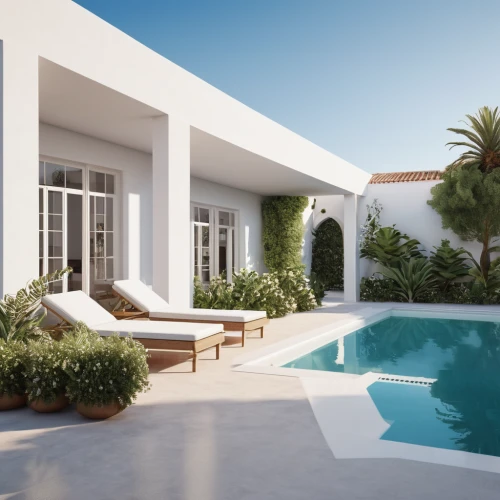 holiday villa,3d rendering,pool house,render,luxury property,tropical house,the balearics,private house,beautiful home,dunes house,bendemeer estates,outdoor furniture,summer house,luxury home,holiday home,landscape designers sydney,patio furniture,villa,villas,landscape design sydney,Photography,General,Realistic