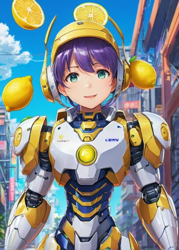 minibot,android,lemon background,mecha,bee,bumblebee,kosmea,robot,drone bee,robotics,robot icon,pixaba,bulli,lemonsoda,yuzu,magna,nova,cyborg,ora,meteora,Illustration,Japanese style,Japanese Style 03