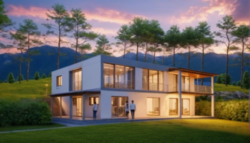 modern house,house in mountains,eco-construction,house in the mountains,3d rendering,chalet,modern architecture,beautiful home,residential house,holiday villa,timber house,cubic house,luxury property,frame house,swiss house,prefabricated buildings,smart house,smart home,home landscape,dunes house