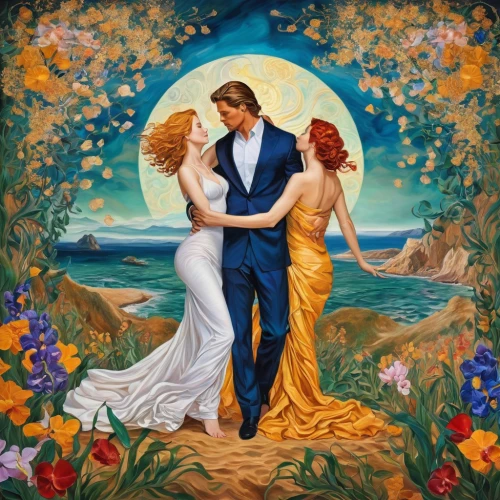 romantic portrait,young couple,dancing couple,wedding couple,romantic scene,oil painting on canvas,wedding photo,way of the roses,yellow rose background,honeymoon,idyll,ballroom dance,beautiful couple,man and wife,adam and eve,serenade,titanic,oil painting,couple in love,wedding frame,Illustration,Realistic Fantasy,Realistic Fantasy 39